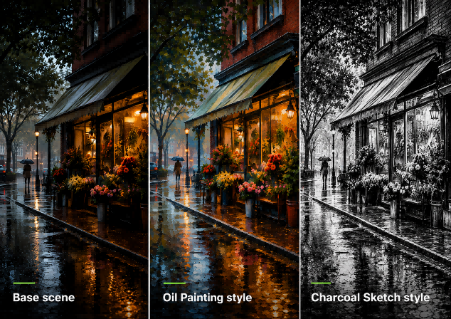 Create artistic images in various styles with Kling